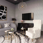 Killarney Velvet Accent Chair - Cream