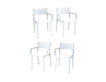 Nardi Trill I Outdoor Dining Arm Chair - Set of 4 - Bianco