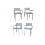 Nardi Trill II Outdoor Dining Arm Chair - Set of 4 - Grigio