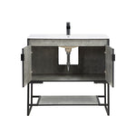 Dreslette 36" Vanity Sink - Concrete Grey