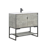 Dreslette 36" Vanity Sink - Concrete Grey