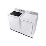 Samsung White Top Load Washer with Agitator and SmartThings (5.3 Cu.Ft) & White Electric Dryer with SmartThings (7.4 Cu.Ft) - WA46CG3505AWA4/DVE47CG3500WAC