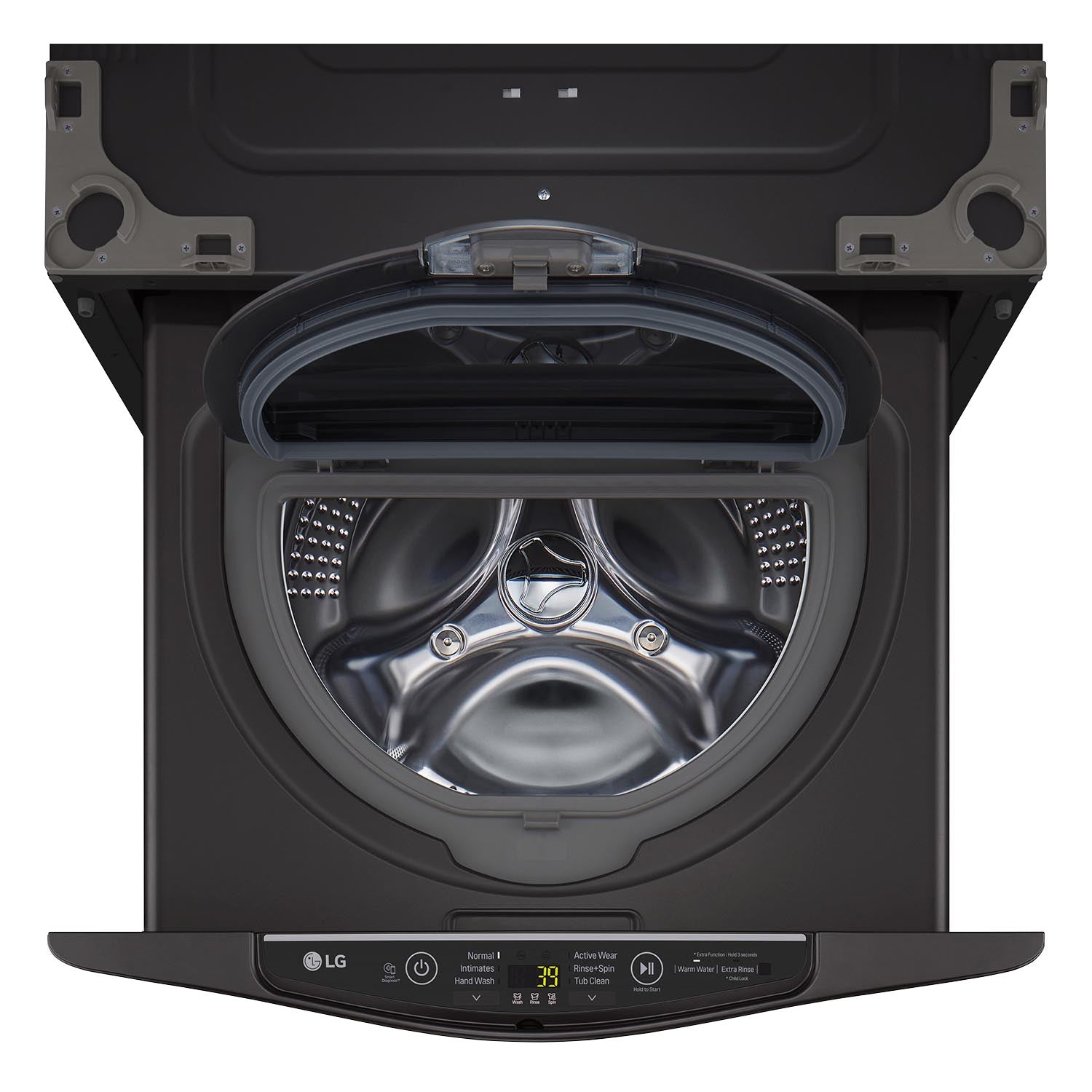 LG Black 29" SideKick™ Pedestal Washer (1 Cu. Ft) - WD200CB