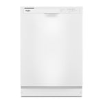 Whirlpool 24" White Dishwasher with Boost Cycle (57 dBA) - WDF341PAPW