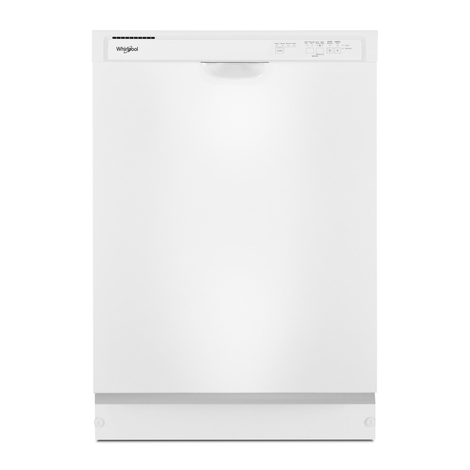 Whirlpool 24" White Dishwasher with Boost Cycle (57 dBA) - WDF341PAPW