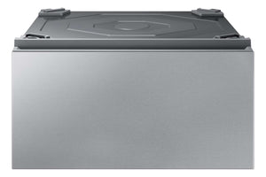 Samsung BESPOKE Stainless Steel Pedestal for 27" Front Load Washer & Dryer - WE502NT/US