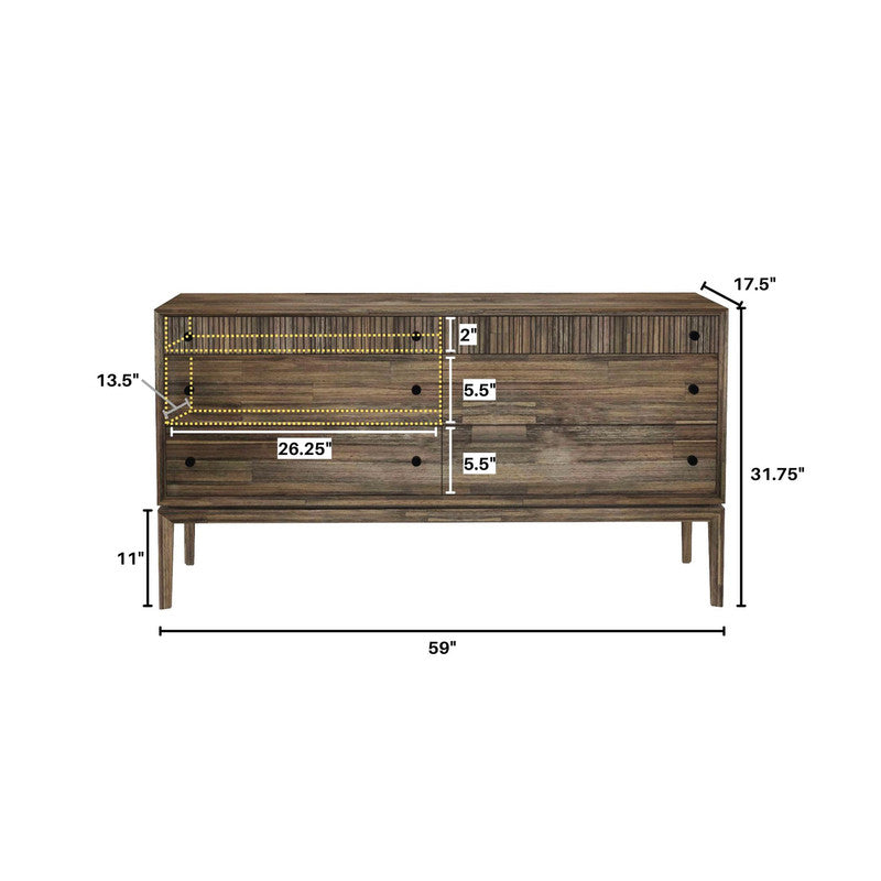 Borgergade Dresser - Chestnut
