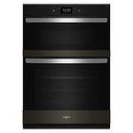 Whirlpool Black Stainless Steel with PrintShield™ Finish Combi Wall Oven (6.4 Cu Ft) - WOEC7030PV