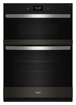 Whirlpool Black Stainless Steel with PrintShield™ Finish Combi Wall Oven (6.4 Cu Ft) - WOEC7030PV