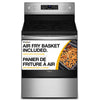 Whirlpool Fingerprint Resistant Stainless Steel 30" 5-in-1 Range with AirFry (5.3 Cu Ft) - YWFE550S0LZ