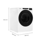 Whirlpool White Front Load Washer with Quick Cycle (5.8 cu. ft.) - WFW6605MW