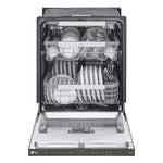 LG Black Stainless Steel Smart Top Control Dishwasher with QuadWash™ and Dynamic Dry™ - LDPM6762D