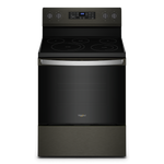 Whirlpool Black Stainless 30" 5-in-1 Range with AirFry (5.3 Cu Ft) - YWFE550S0LV