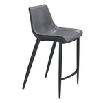 Teglberg Counter Height Stool - Dark Grey/Black - Set of 2