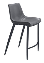 Teglberg Counter Height Stool - Dark Grey/Black - Set of 2