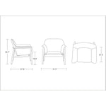 Ilanz Accent Chair - Cream