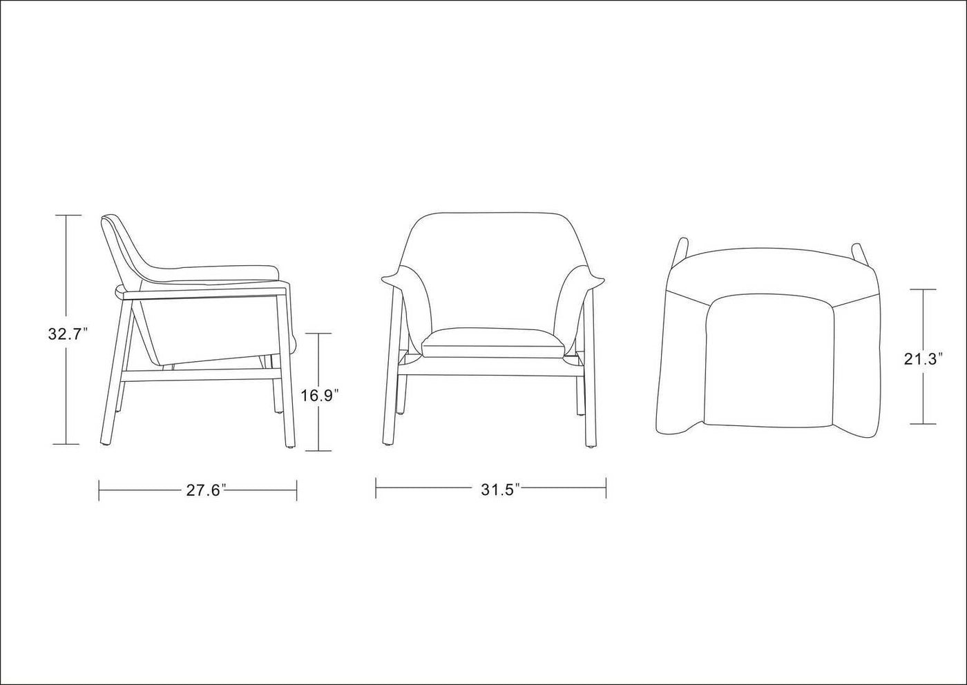 Ilanz Accent Chair - Cream