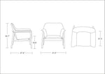 Ilanz Accent Chair - Cream