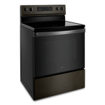 Whirlpool Black Stainless 30" 5-in-1 Range with AirFry (5.3 Cu Ft) - YWFE550S0LV