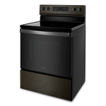 Whirlpool Black Stainless 30" 5-in-1 Range with AirFry (5.3 Cu Ft) - YWFE550S0LV
