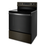 Whirlpool Black Stainless 30" 5-in-1 Range with AirFry (5.3 Cu Ft) - YWFE550S0LV
