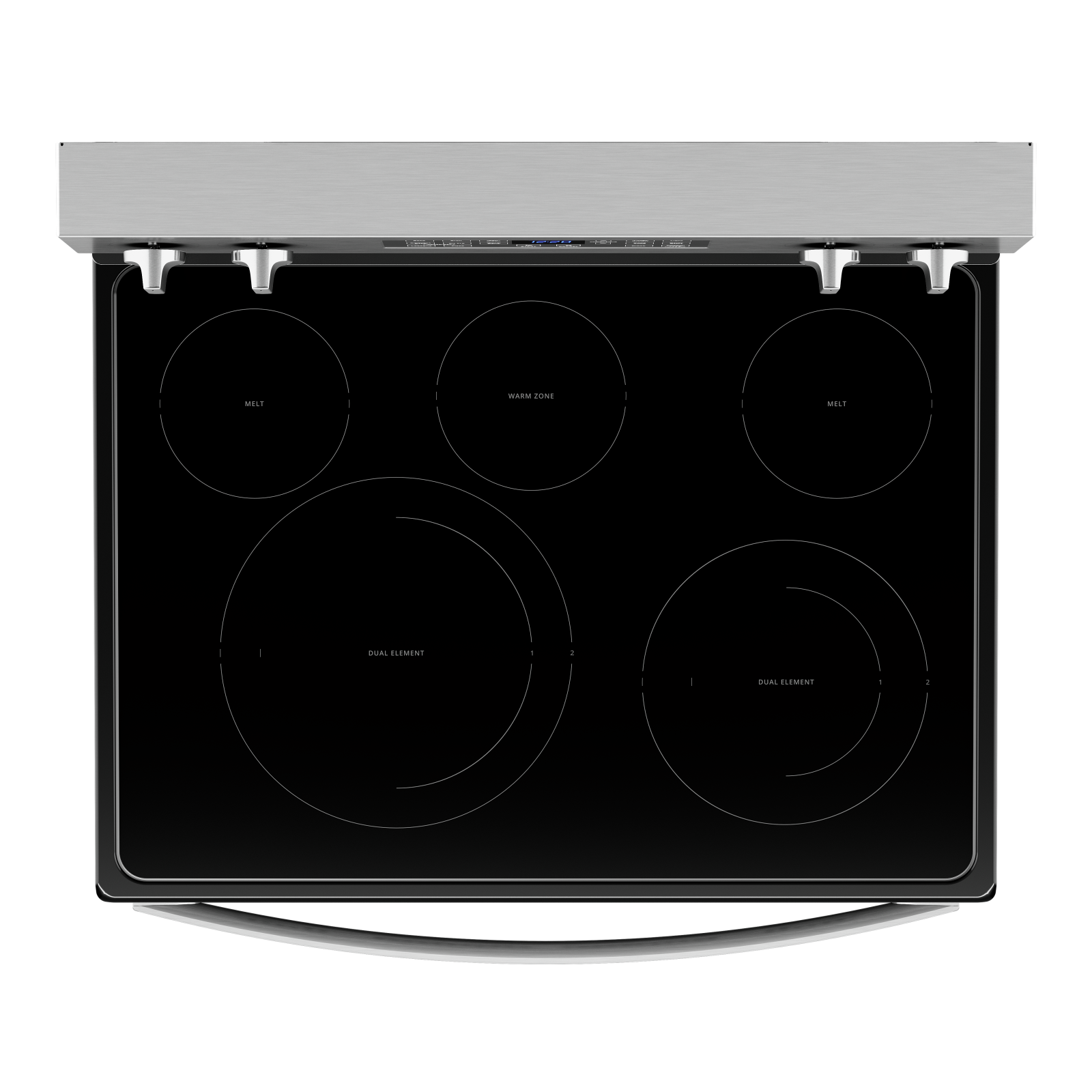 Whirlpool Fingerprint Resistant Stainless Steel 30" 5-in-1 Range with AirFry (5.3 Cu Ft) - YWFE550S0LZ