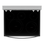 Whirlpool Fingerprint Resistant Stainless Steel 30" 5-in-1 Range with AirFry (5.3 Cu Ft) - YWFE550S0LZ