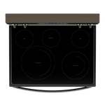 Whirlpool Black Stainless 30" 5-in-1 Range with AirFry (5.3 Cu Ft) - YWFE550S0LV