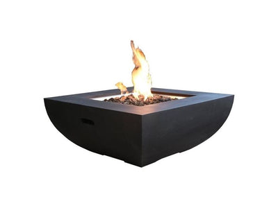 Monts Dore Concrete Lava Stone Fire Pit (Modeno) â€“ Propane