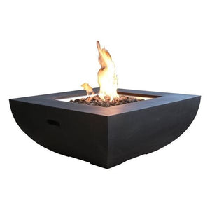 Monts Dore Concrete Lava Stone Fire Pit (Modeno) â€“ Propane