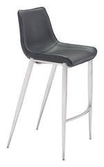 Teglberg Bar Height Stool - Black/Silver - Set of 2