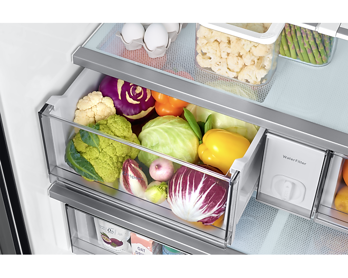 Samsung BESPOKE 36" French-Door Refrigerator with Autofill Pitcher (Without Panels) (30.1 Cu.Ft.) - RF30BB6200APAA