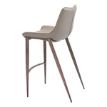 Teglberg Bar Height Stool - Greyish Brown/Walnut - Set of 2