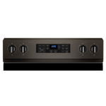 Whirlpool Black Stainless 30" 5-in-1 Range with AirFry (5.3 Cu Ft) - YWFE550S0LV