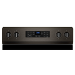 Whirlpool Black Stainless 30" 5-in-1 Range with AirFry (5.3 Cu Ft) - YWFE550S0LV