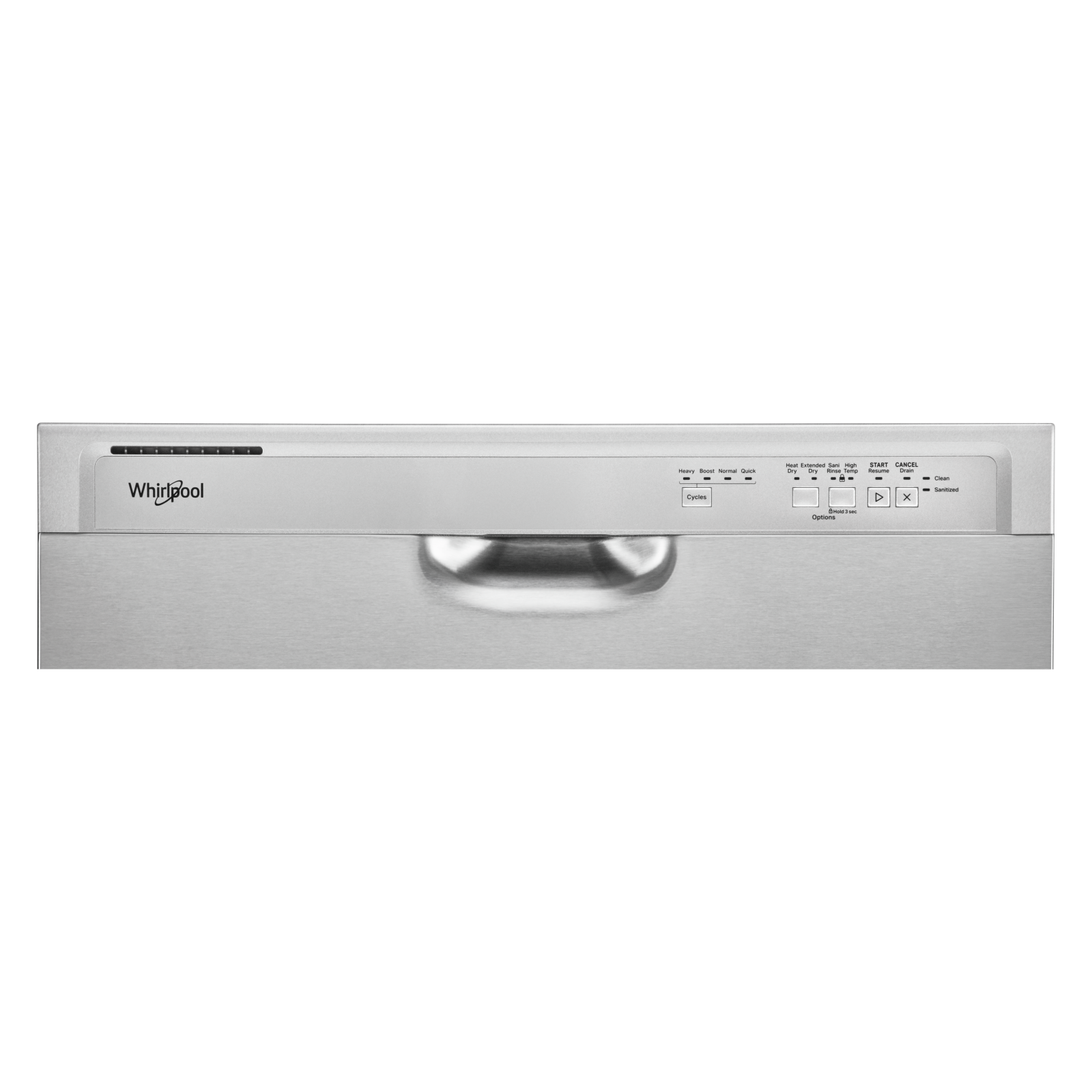 Whirlpool 24" Stainless Steel Dishwasher with Boost Cycle(57 dBA) - WDF341PAPM