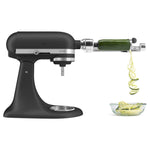 KitchenAid Imperial Black Artisan® Series Tilt-Head Stand Mixer with Premium Accessory Pack - KSM195PSBK