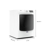 Maytag White Gas Dryer (7.3 Cu. Ft.) - MGD6630HW