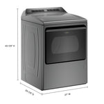 Whirlpool Chrome Shadow Smart Gas Dryer (7.4 Cu.Ft.) - WGD6120HC
