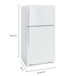 Whirlpool White Top-Freezer Refrigerator (21.3 Cu. Ft.) - WRT541SZDW