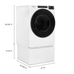 Whirlpool White Front Load Washer with Quick Cycle (5.2 cu. ft.) - WFW5605MW