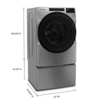 Whirlpool Chrome Shadow Front-Load Washer with Quick Wash (5.2 cu. ft.) - WFW5605MC