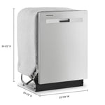 Whirlpool 24" Fingerprint Resistant Stainless Steel Dishwasher (55 dBA) - WDP540HAMZ