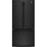 GE Black Counter-Depth French Door Refrigerator (18.6 Cu. Ft.) - GWE19JGLBB