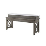Poitou 4-Piece Marble Counter-Height Dining Set - Grey Oak