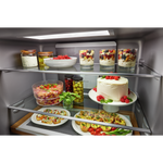 KitchenAid PrintShield™ Stainless Finish 4 Door Refrigerator (19.40 Cu Ft) - KRQC506MPS