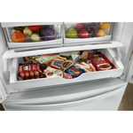 Whirlpool White Counter-Depth French Door Refrigerator (20 Cu. Ft.) - WRF540CWHW