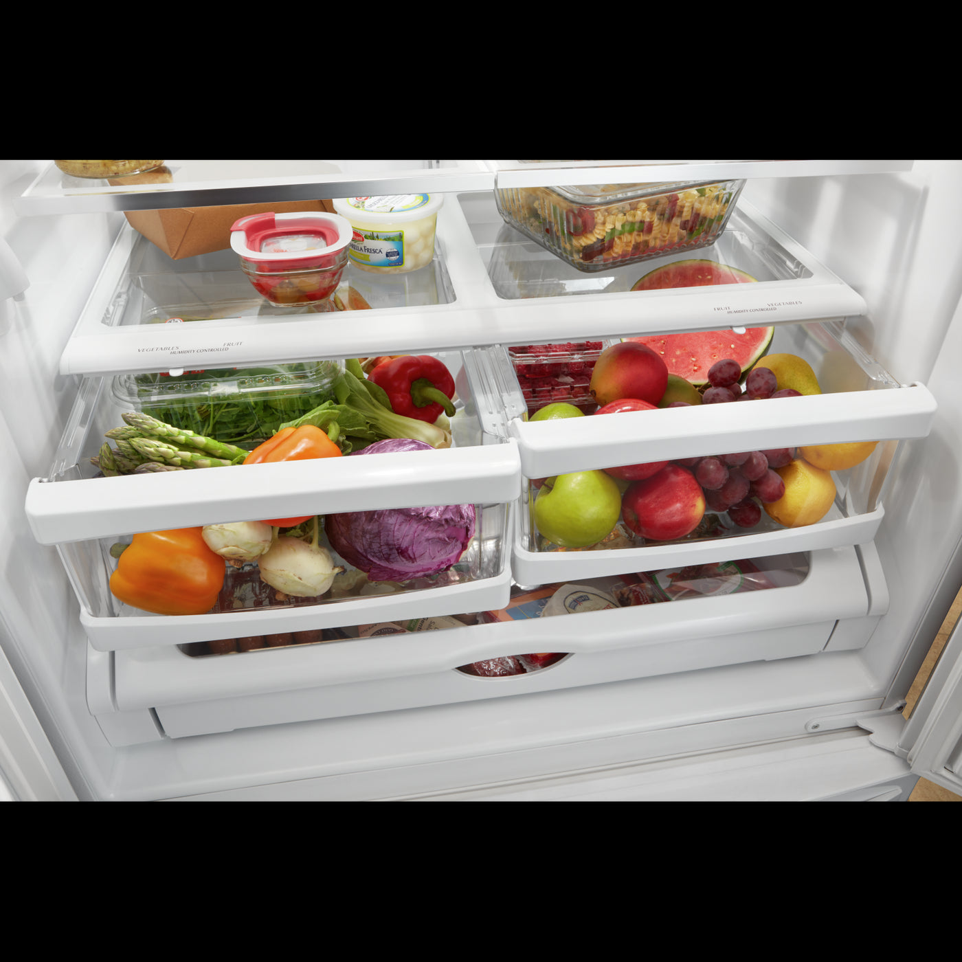Whirlpool White Counter-Depth French Door Refrigerator (20 Cu. Ft.) - WRF540CWHW
