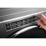 Whirlpool Chrome Shadow Front-Load Washer (5.8 cu. ft.) & Electric Dryer (7.4 cu. ft.) - WFW8620HC/YWED9620HC