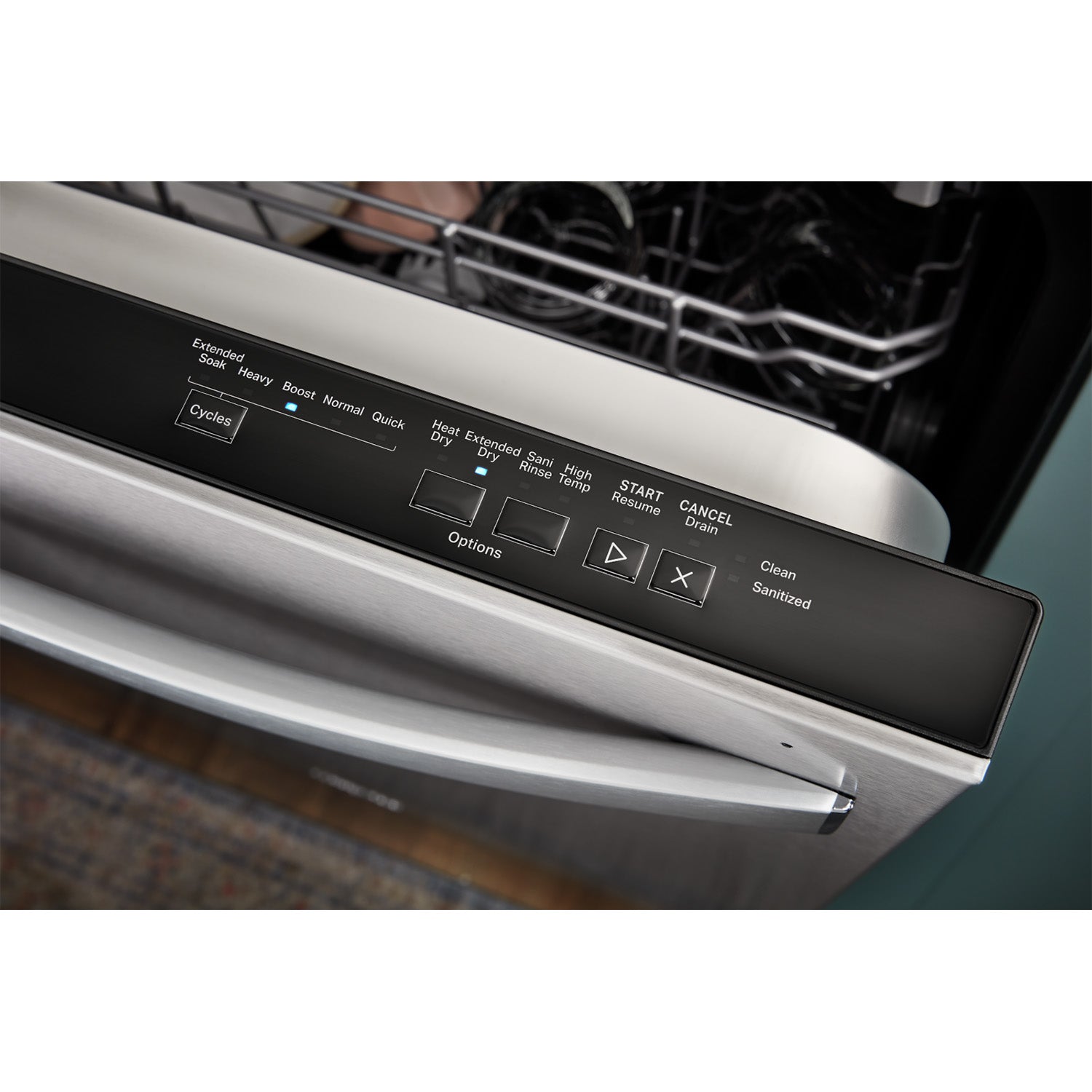 Whirlpool 24" Black Dishwasher (55 dBA) - WDP540HAMB